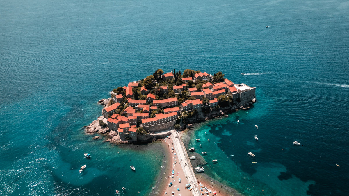 Island of Red Roofs — Wild Ginga print