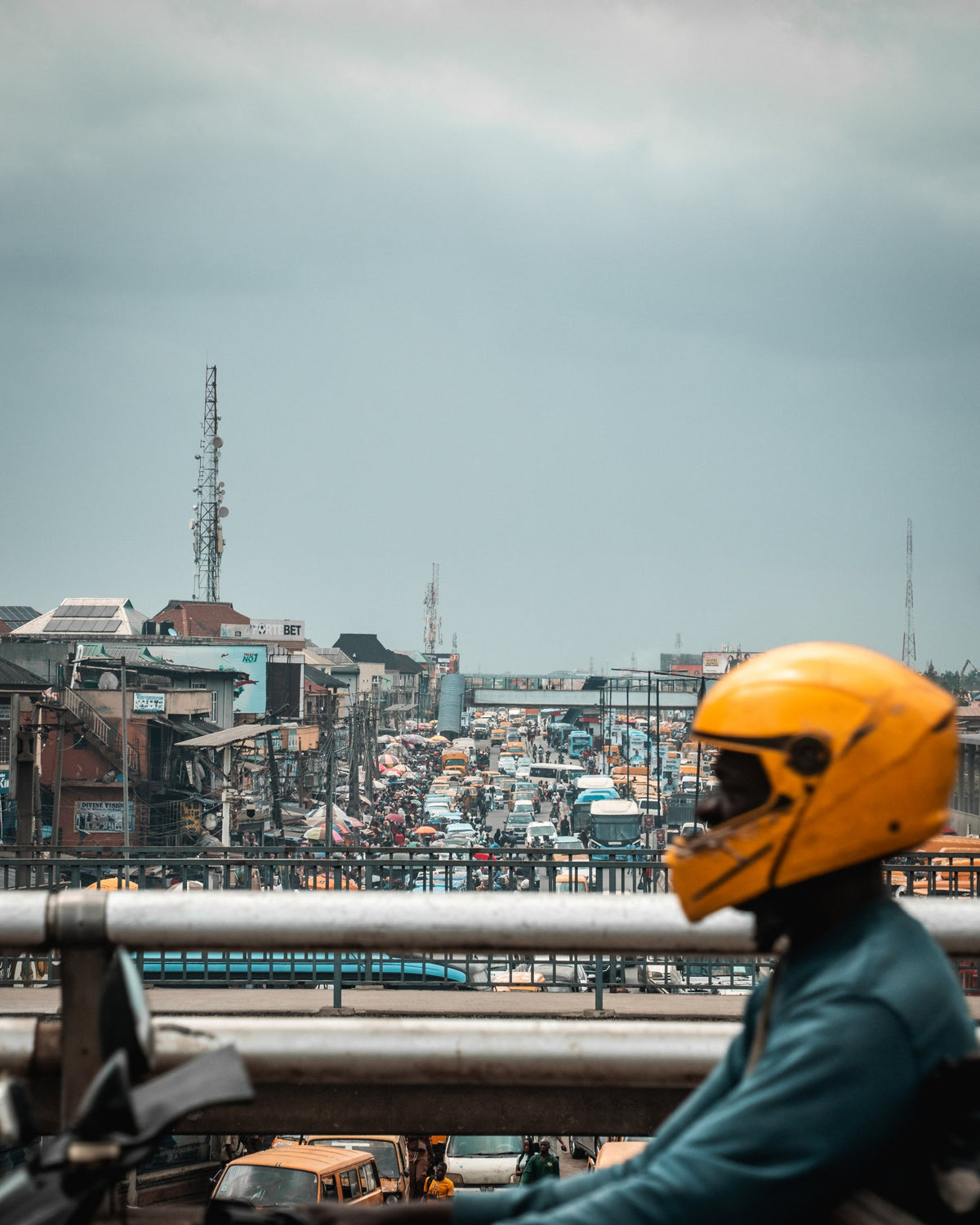 Yellow Helmet — Wild Ginga print